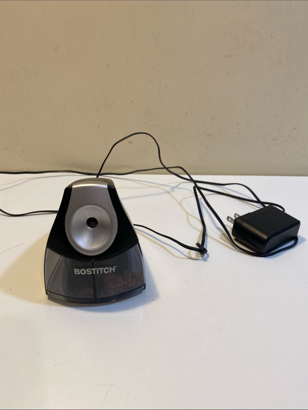 Bostitch Electric Pencil Sharpener in Black and Silver